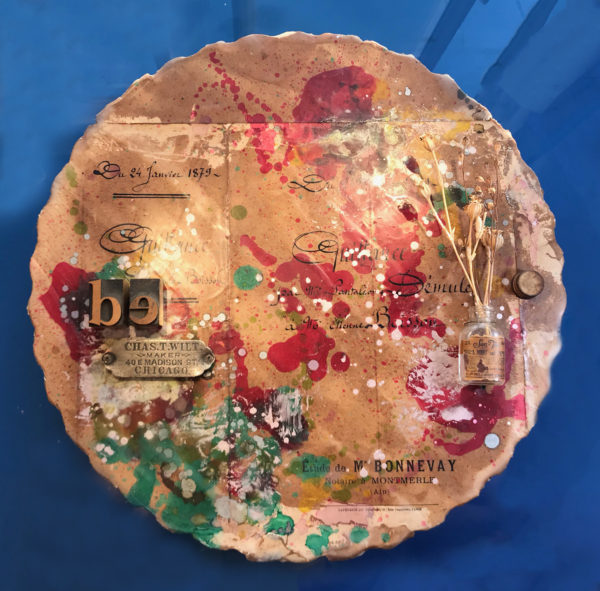 Encaustic collage